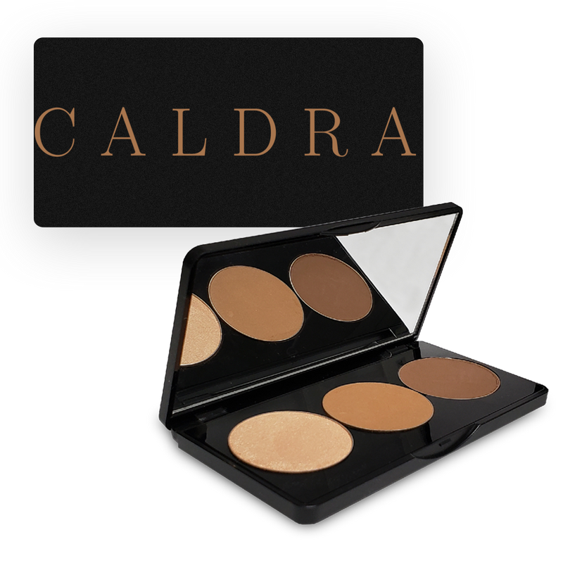 Caldra Blush & Contour Palette — Contour Medium